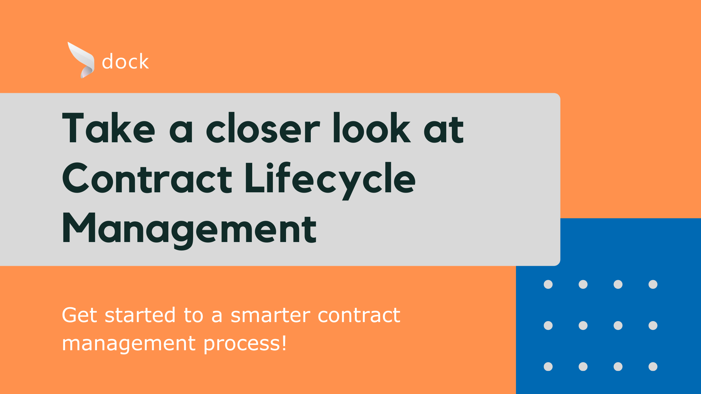 Stages Of Contract Lifecycle Management | Dock 365's E-book